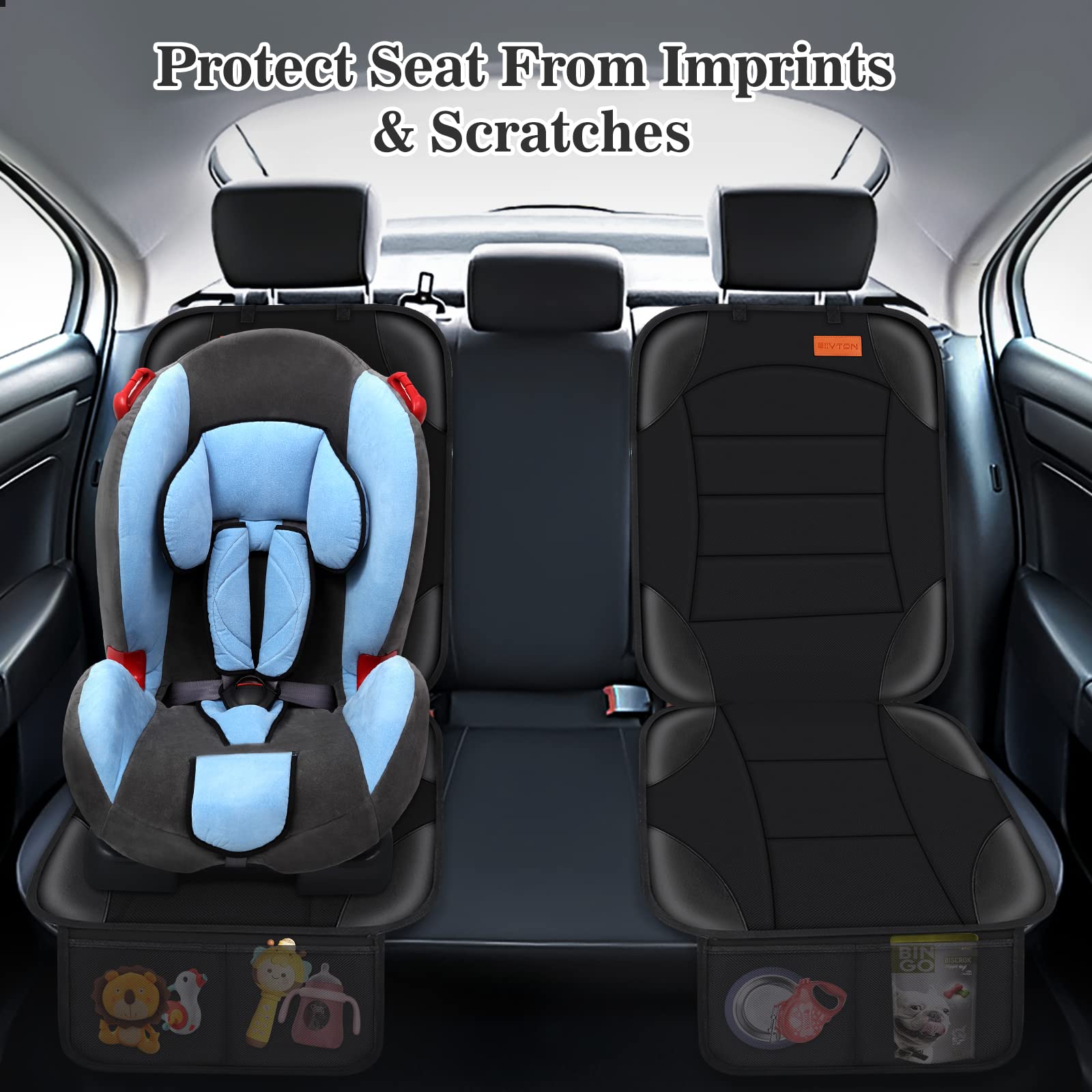 Siivton protector used as a pet seat cover for dogs or cats