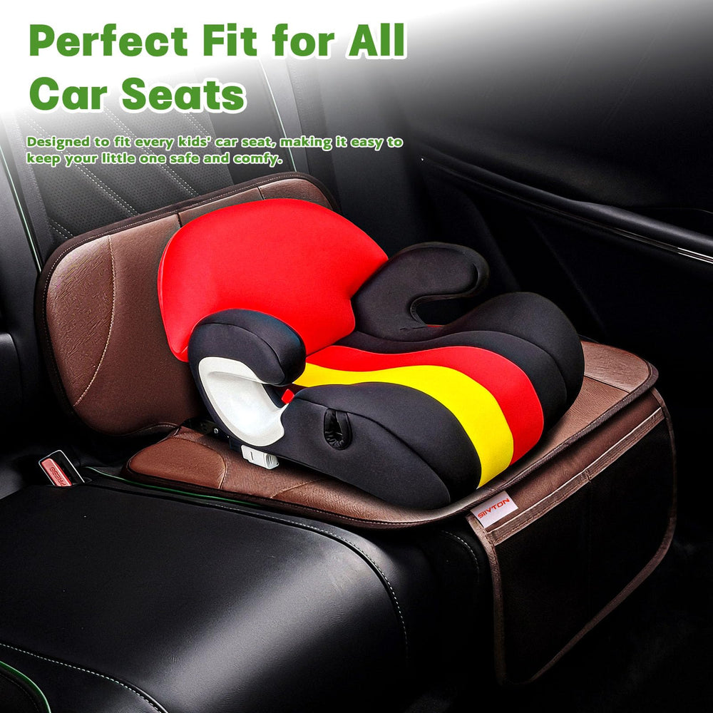 Siivton waterproof car seat protector makes spills easy to wipe clean after trips.