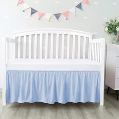 Silentnight crib skirt with ruffle detail for a soft nursery focal point.