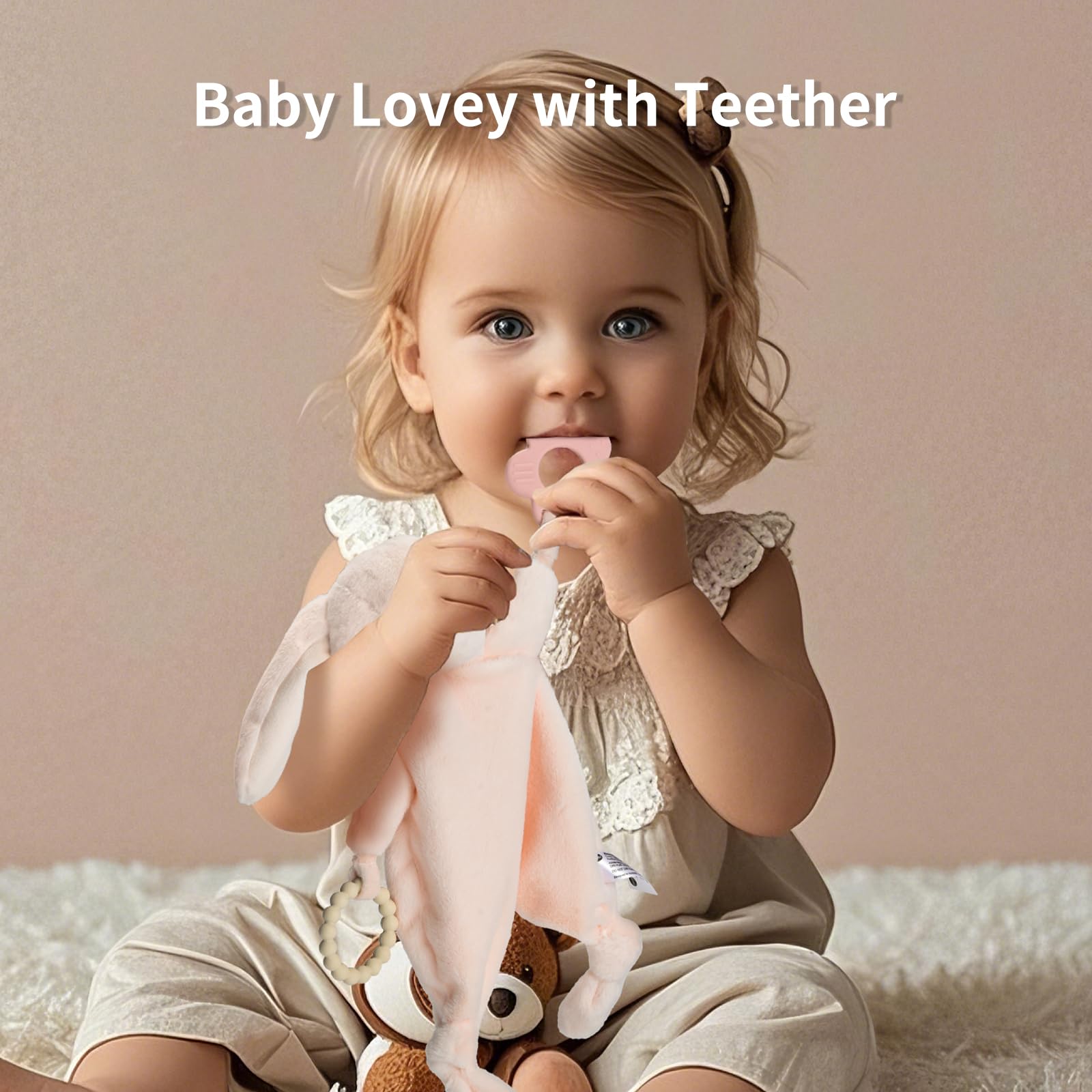 Sili Factory Baby shower gift: soft lovey and teether combo