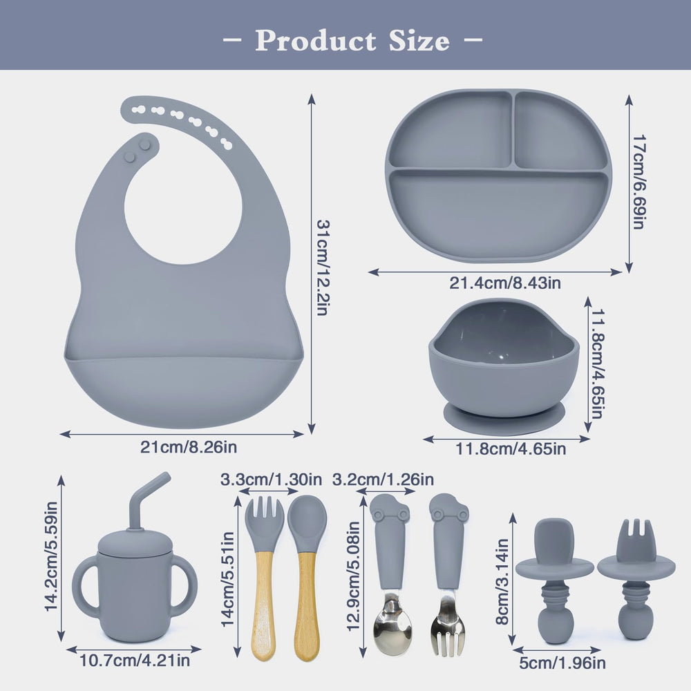 SILI FACTORY silicone set is dishwasher and microwave safe for easy cleanup