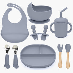SILI FACTORY silicone suction bowl supports mess-free self-feeding on any table