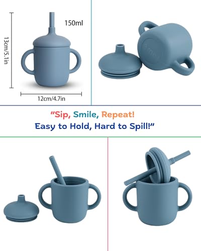 Silicone Baby Feeding Set deep divided bowl for organized portions