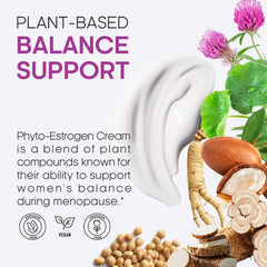 Siltamu phytoestrogen cream texture shows smooth, even hydration