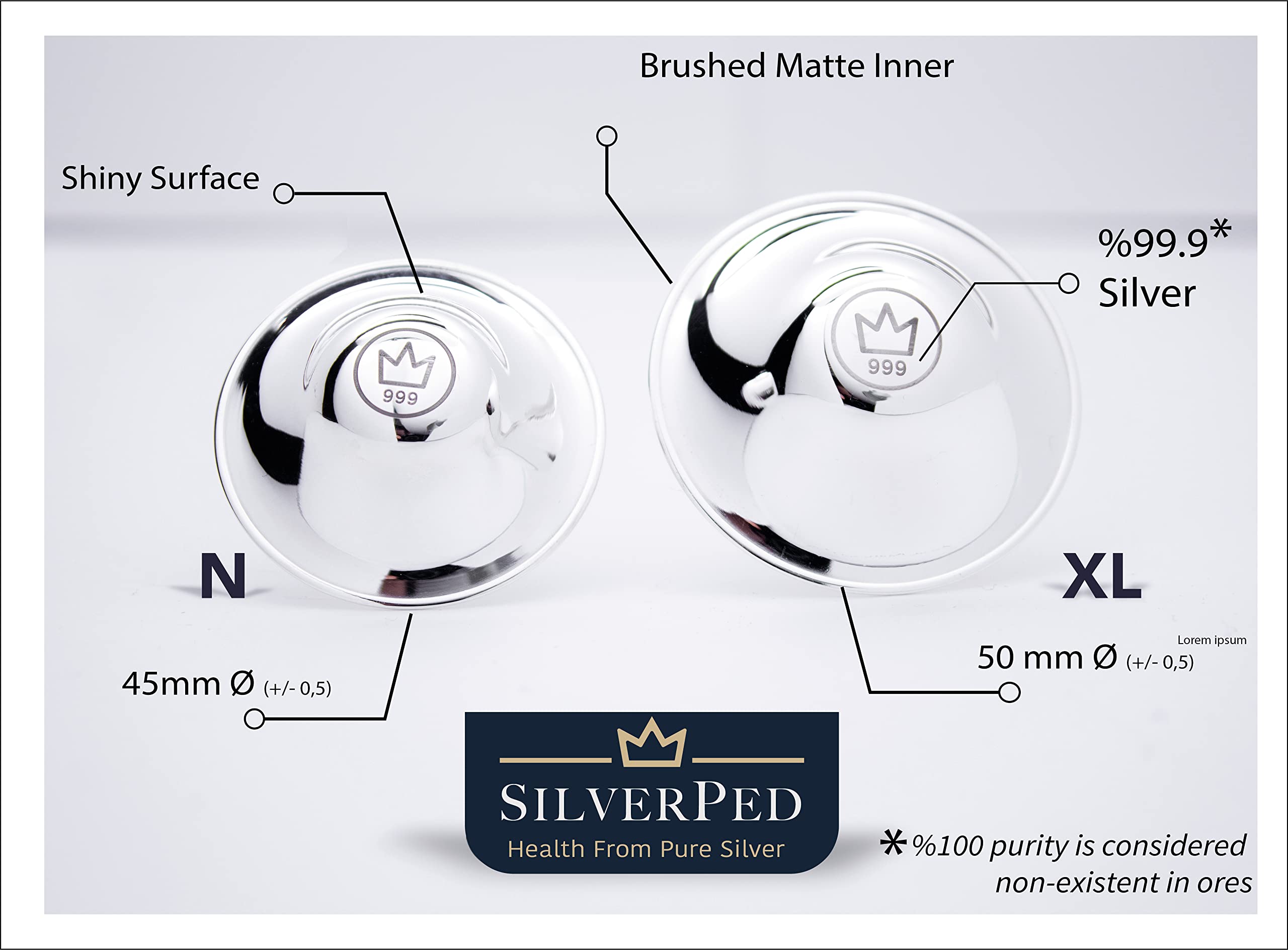 SilverPed shield XL includes cleaning sponge for easy care