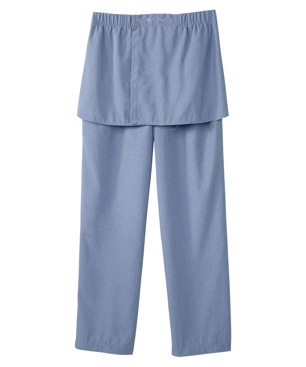 Silvert's Open Back Pant with snap waistband closure for secure dressing.