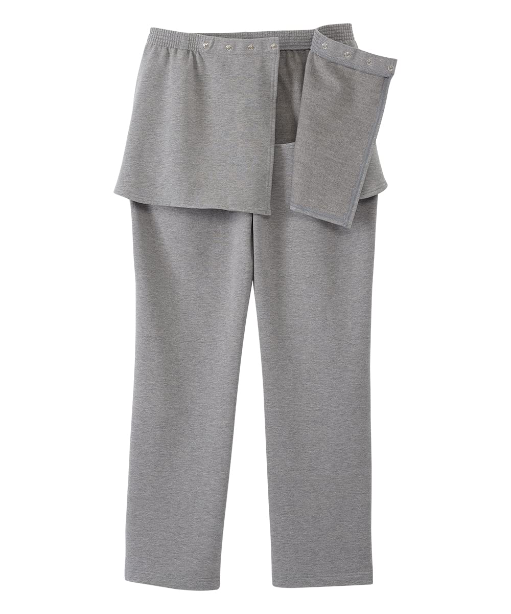 Silvert's back-panel pants support dressing from seated, maintaining dignity.
