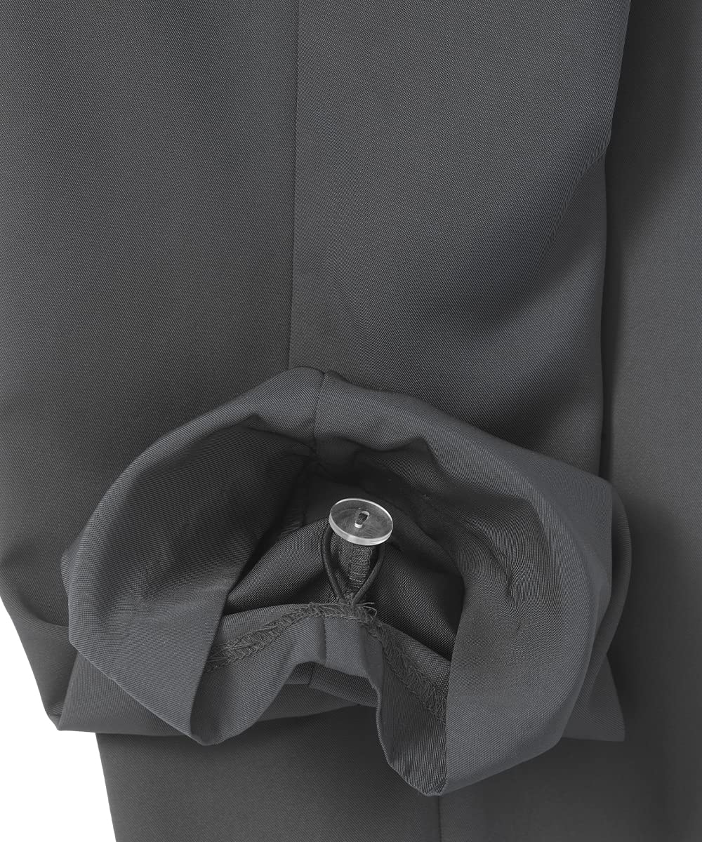 Silvert's open-back pants include adjustable hem for easy inseam customization.