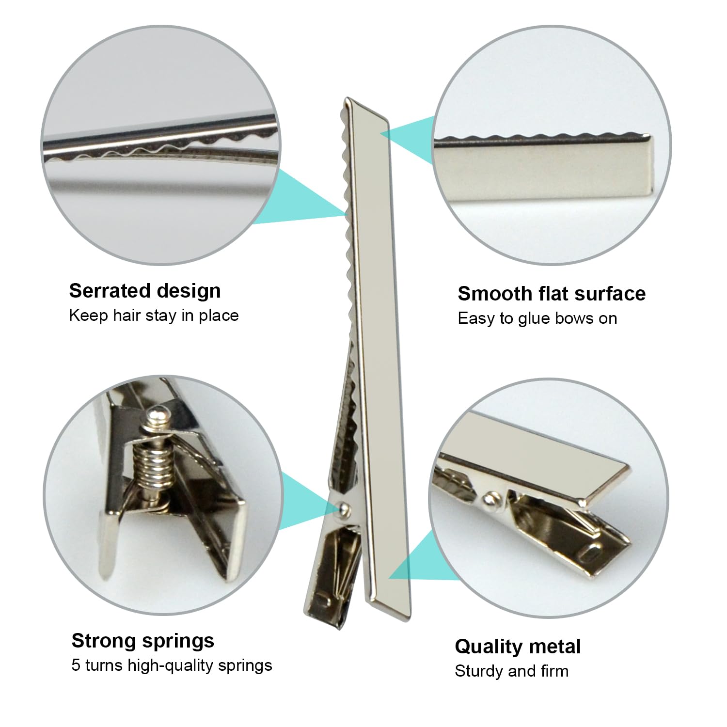SimautHawk nickel-plated metal clip delivers durable, long-lasting performance