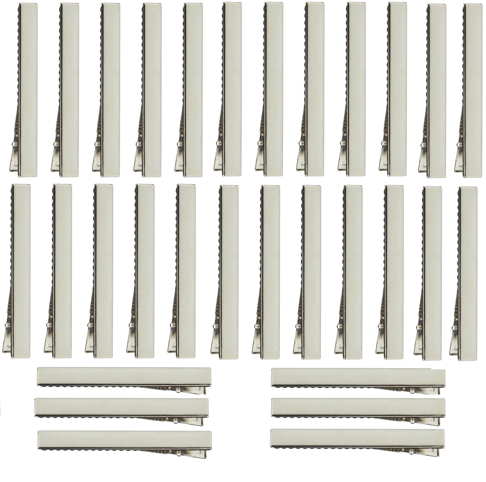 SimautHawk silver flat alligator clip for secure, everyday styling