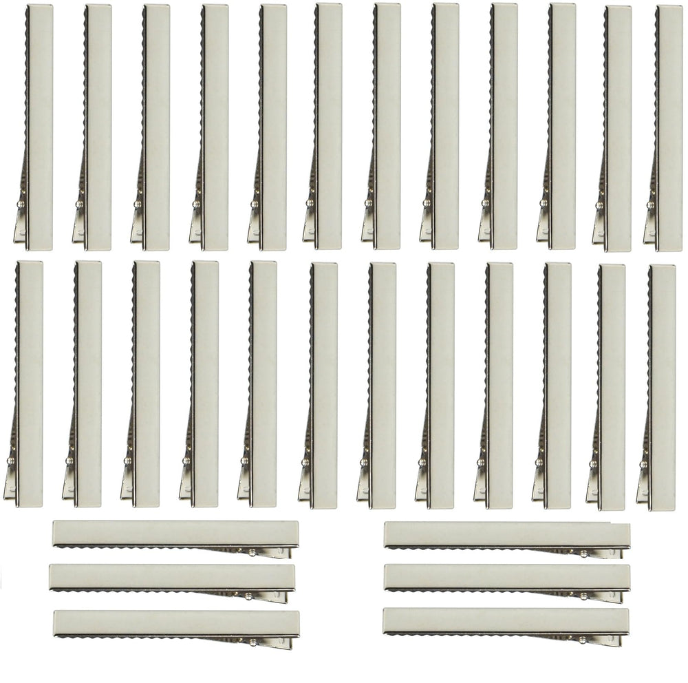 SimautHawk silver flat alligator clip for secure, everyday styling