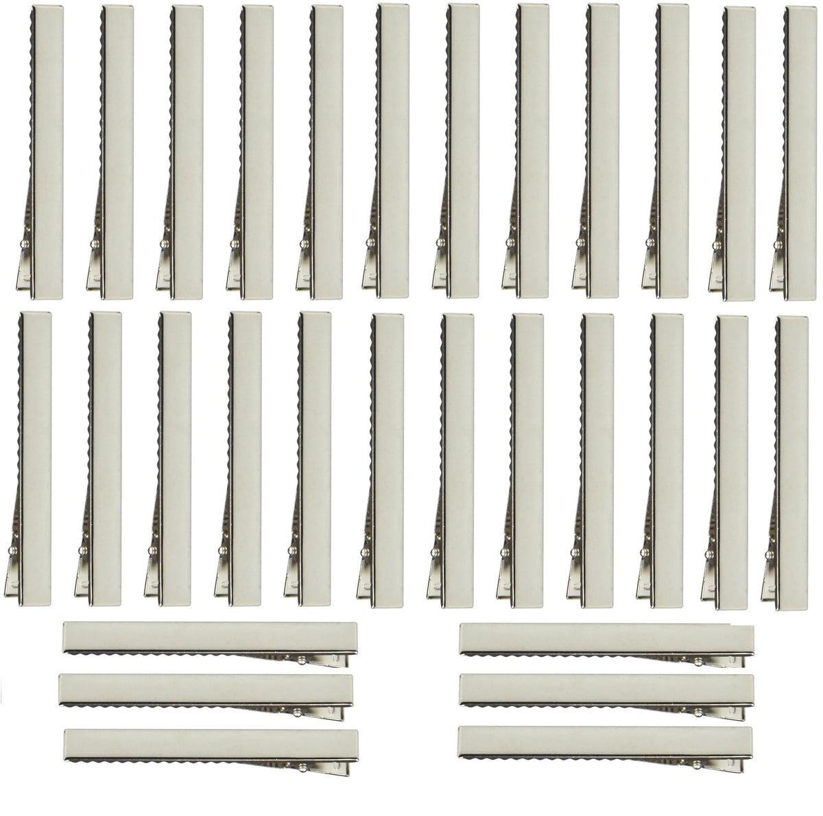 SimautHawk silver flat alligator clip for secure, everyday styling