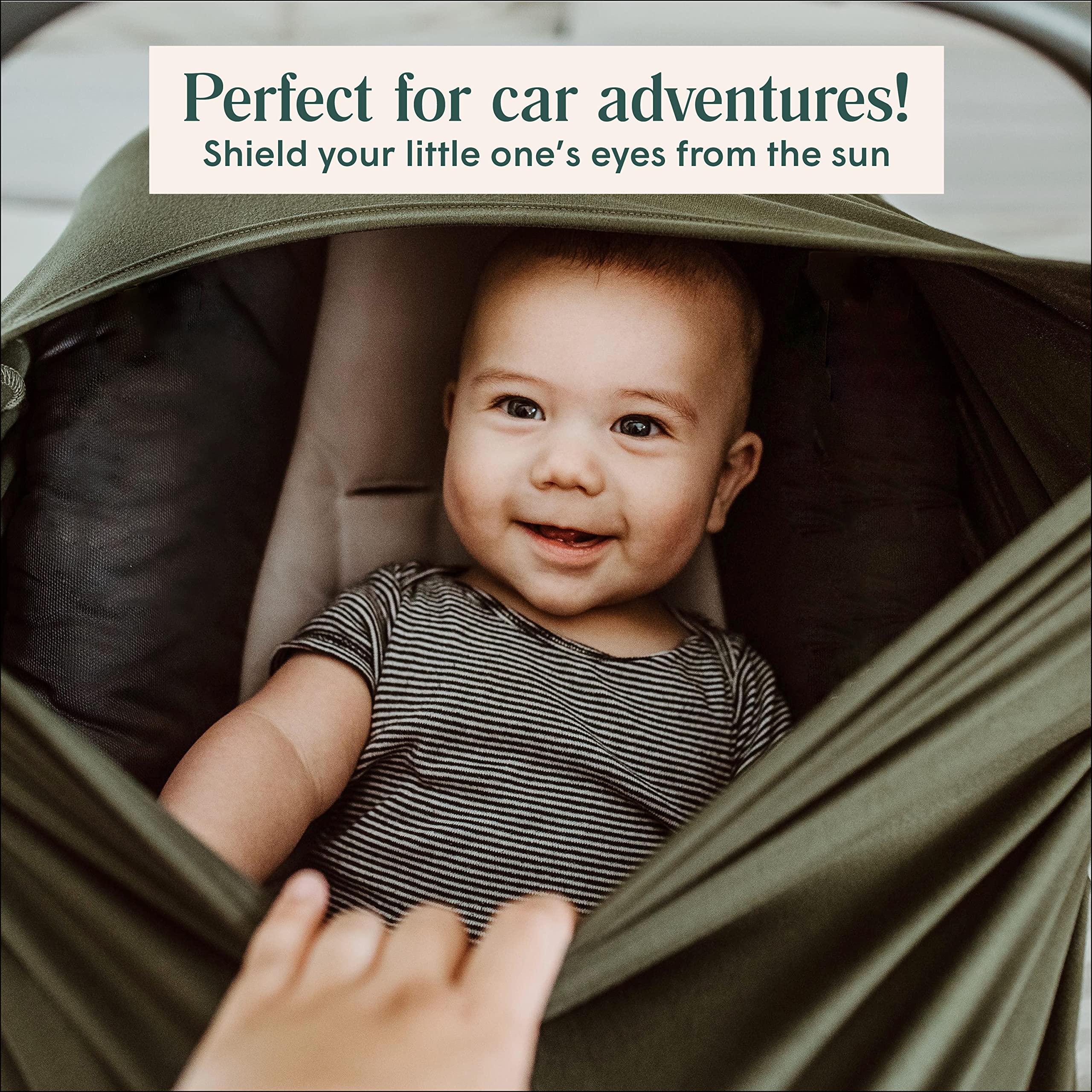 Simka Rose six-in-one cover adapts to car seat, cart, and more.