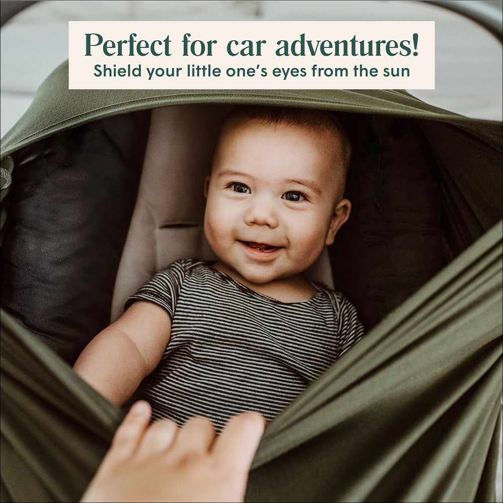 Simka Rose six-in-one cover adapts to car seat, cart, and more.