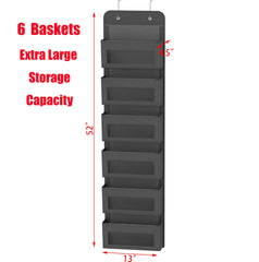 Simple Houseware clear-front pockets for easy visibility and fast access to daily essentials.