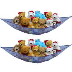 Simple Houseware stuffed animal hammock corner wall mount storage for toys