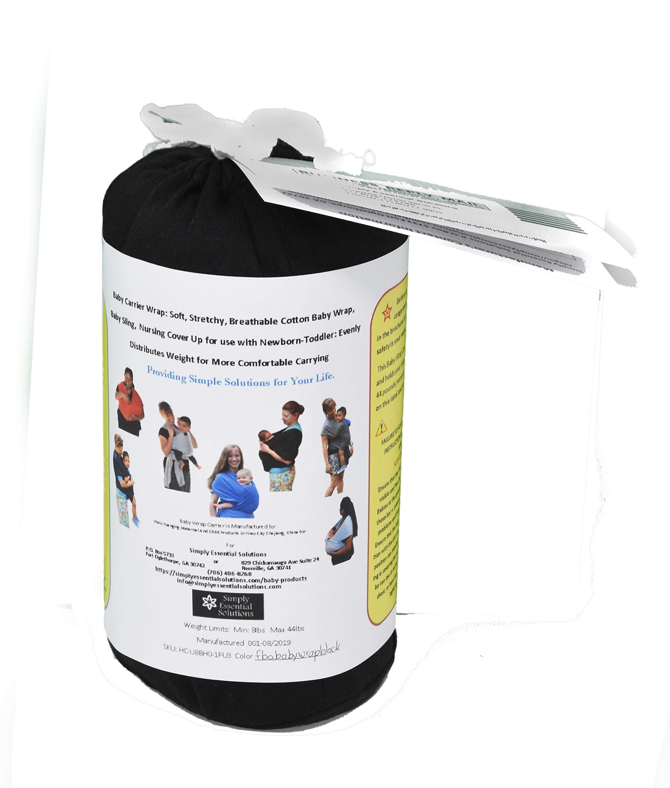 Close-up knot shows secure wrapping for Simply Essential Solutions wrap