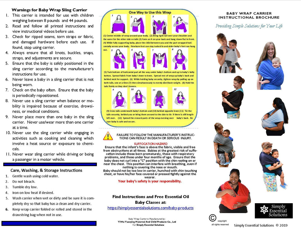 Nursing cover use with Simply Essential Solutions wrap for discreet feeding