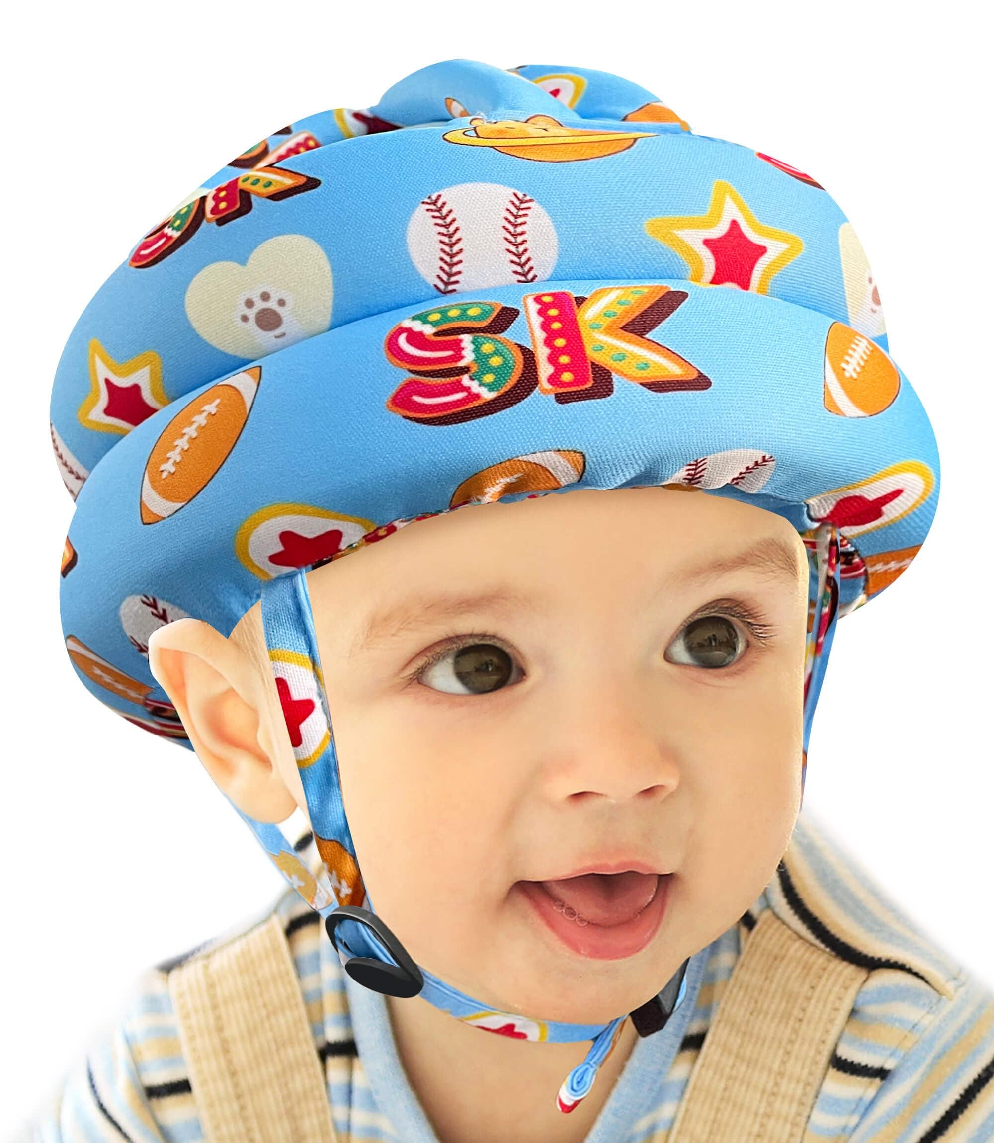Simply Kids baby helmet with full coverage for crawling and early walking