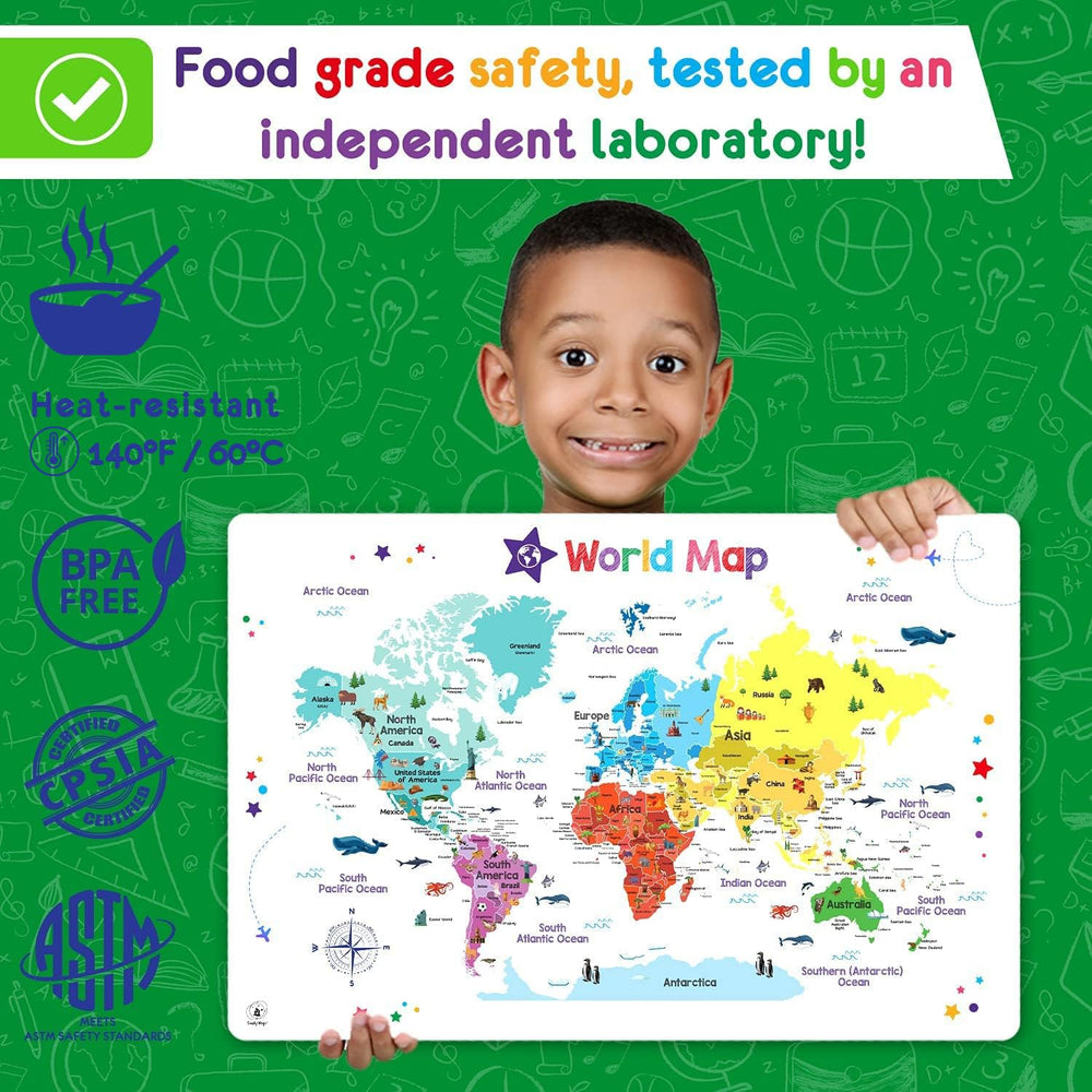 Simply Magic non-slip back placemat keeps tables stable