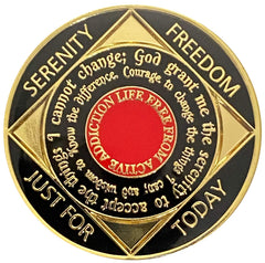 Simply Minimal NA four-year medallion back highlighting inspirational text and durable design