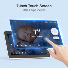 Simsky video baby monitor 7-inch screen for easy control and viewing