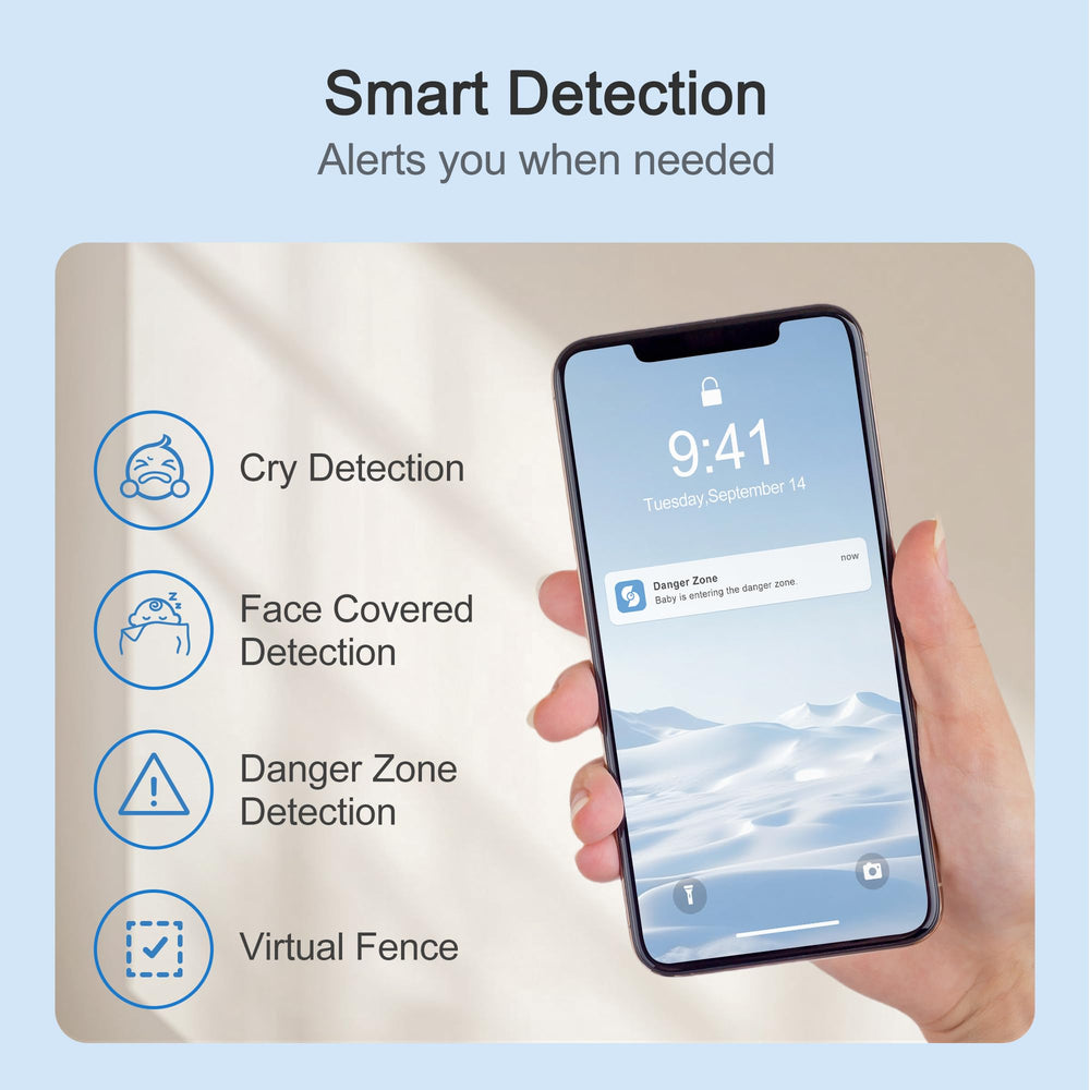 Simsky video baby monitor AES encryption protects privacy and data