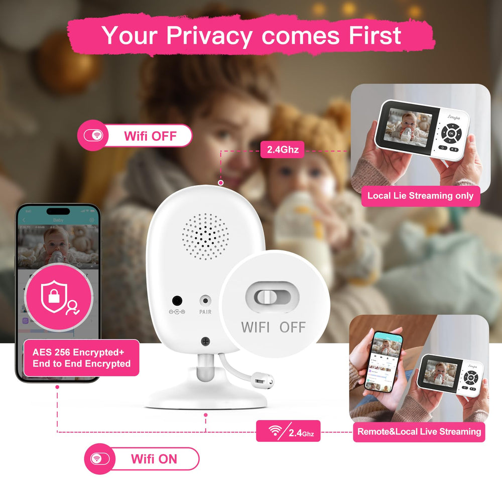 Simyke family sharing feature allows relatives to view securely.