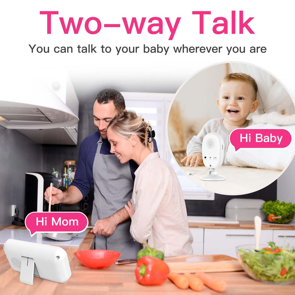 Simyke two-way talk to soothe baby remotely
