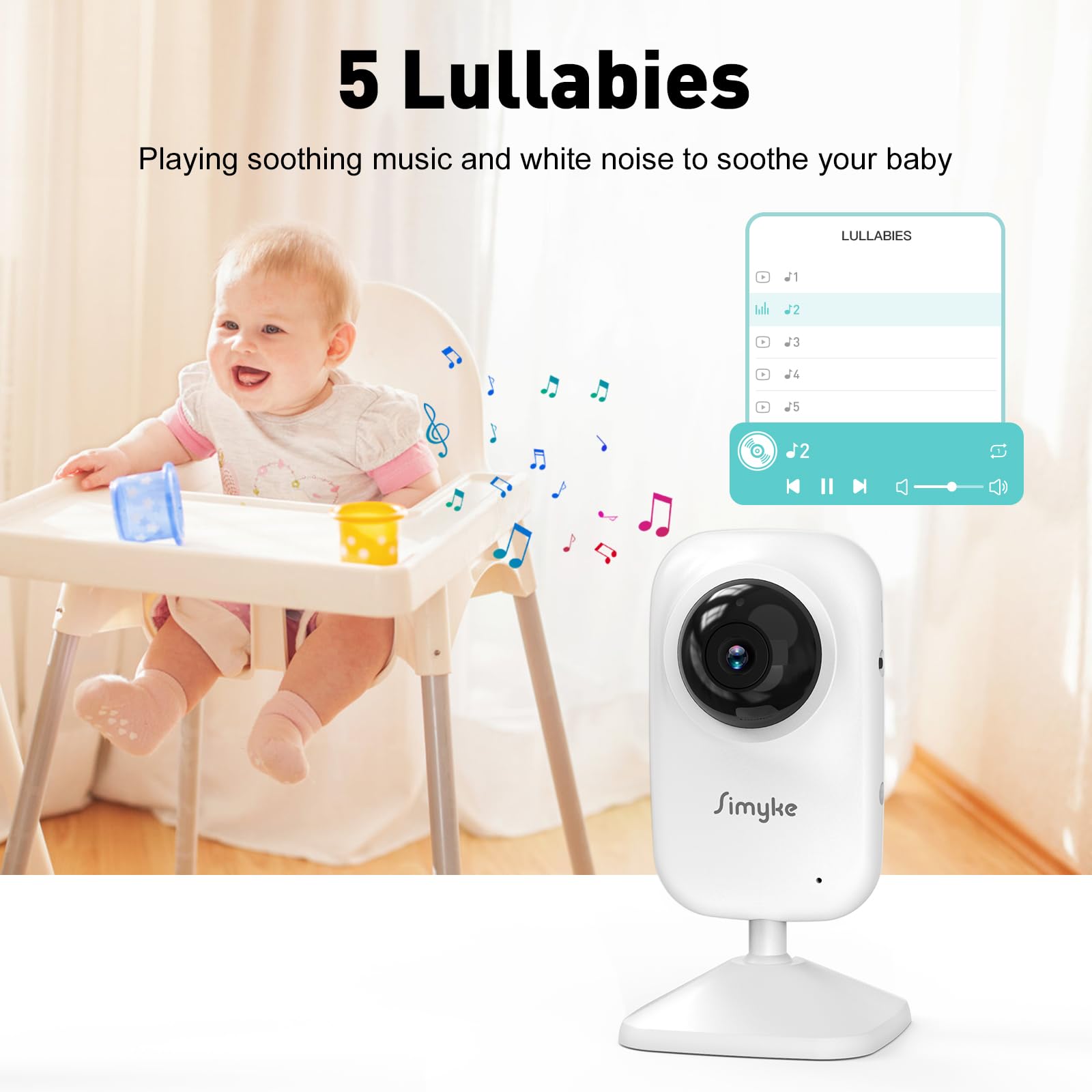 Simyke Upgrade supports four cameras for multi-room visibility