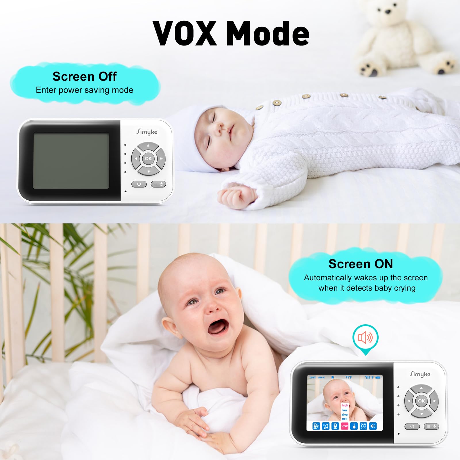 Simyke Upgrade temperature sensor tracks room conditions for comfort