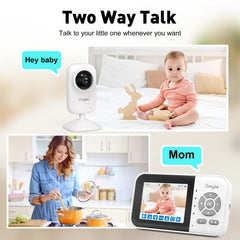 Simyke Upgrade two-way audio to speak with your baby from anywhere