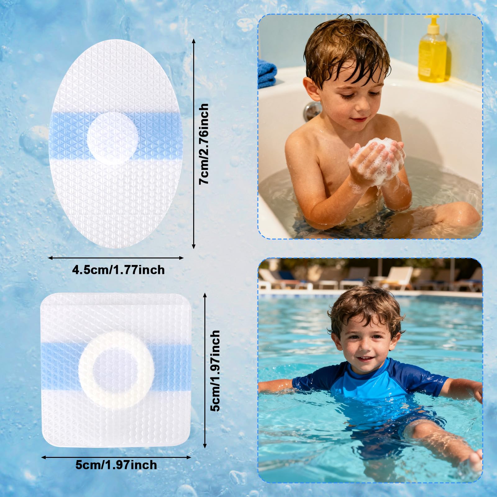 Sinbana waterproof belly button stickers protect the navel area