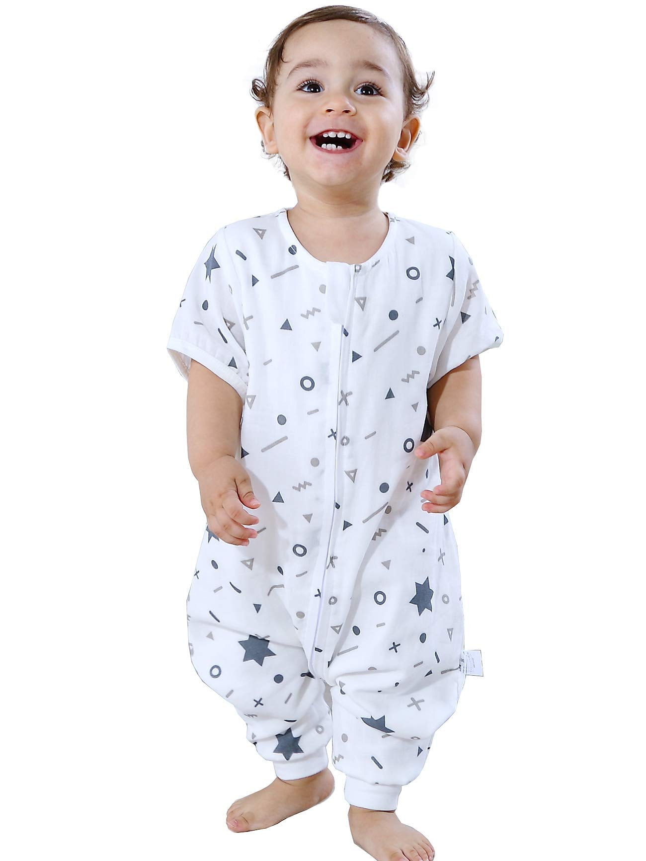 Sincere Muslin Sleep Sack with sleeves, keeps baby cozy while allowing movement.