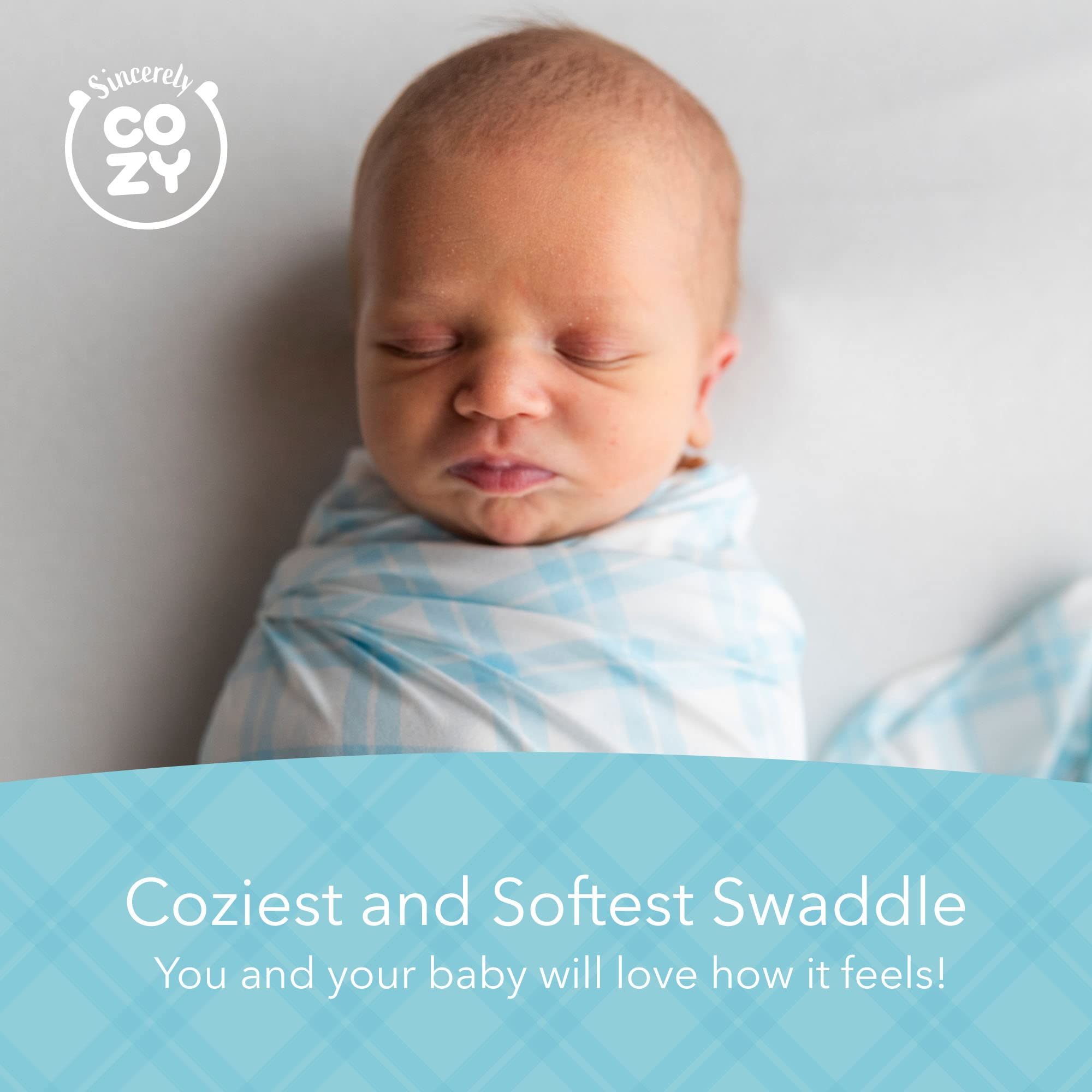SINCERELY COZY dreamy pattern swaddle for chic style in photos or everyday use