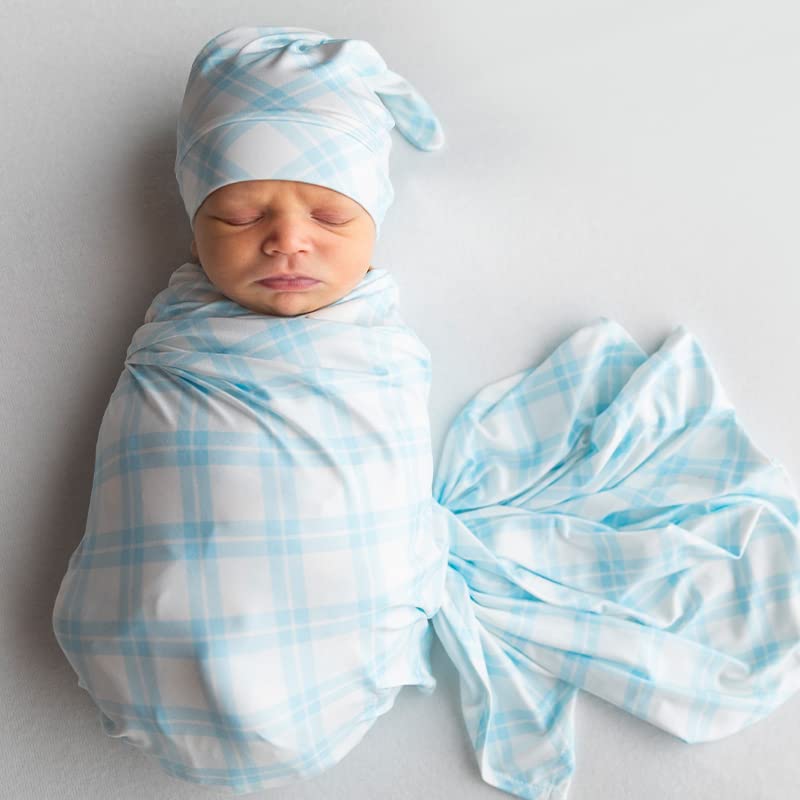 SINCERELY COZY rayon bamboo hat close-up shows buttery soft texture for gentle newborn comfort