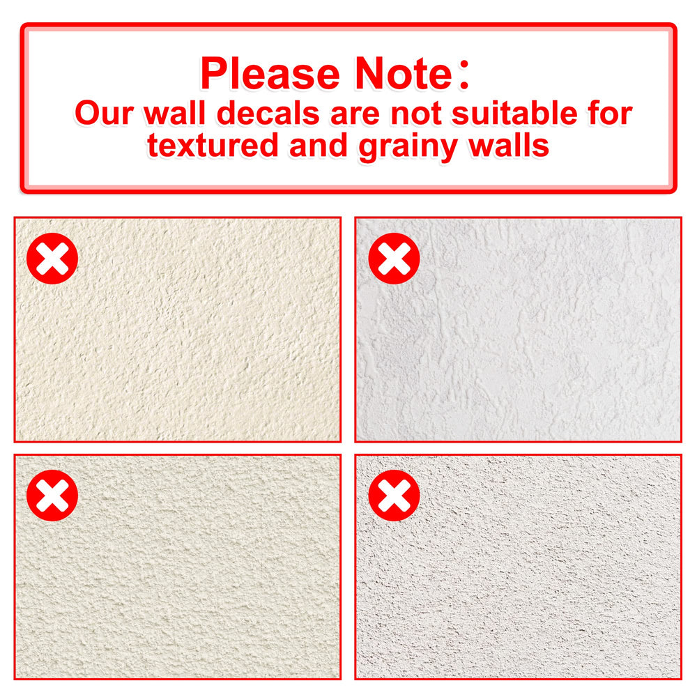 Sinekong durable decals cling to smooth surfaces like walls or laptops without residue