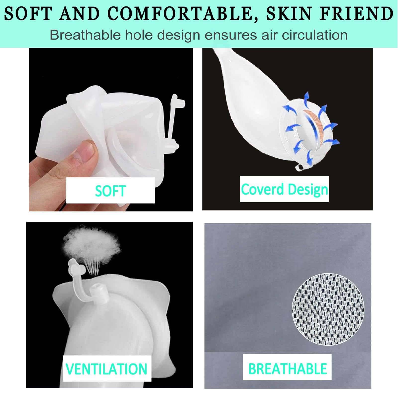 Sinlxcoy leak-proof-anti-reflux design protects at night and during movement.