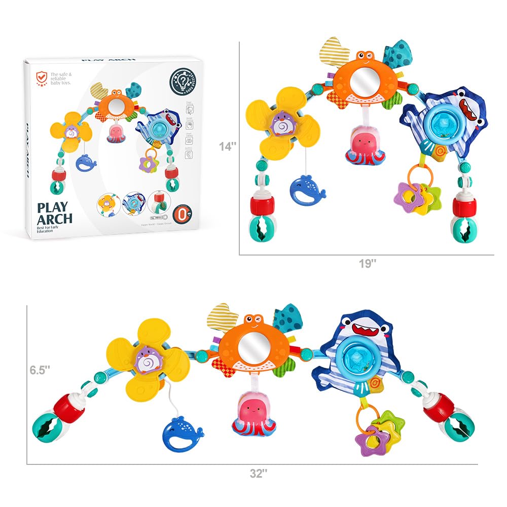 SINOMARS playful rattling ball adds sensory stimulation for babies