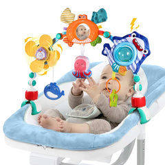 SINOMARS windmill on stroller arch promotes gripping and visual tracking during travel