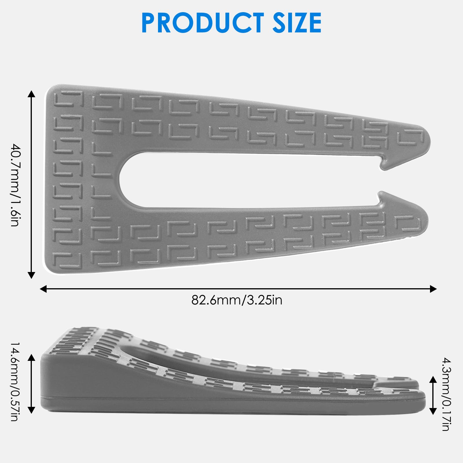 SINSETU grey silicone knob lock closeup shows heat-resistant durability.