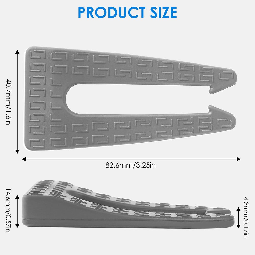 SINSETU grey silicone knob lock closeup shows heat-resistant durability.