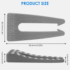 SINSETU grey silicone knob lock closeup shows heat-resistant durability.