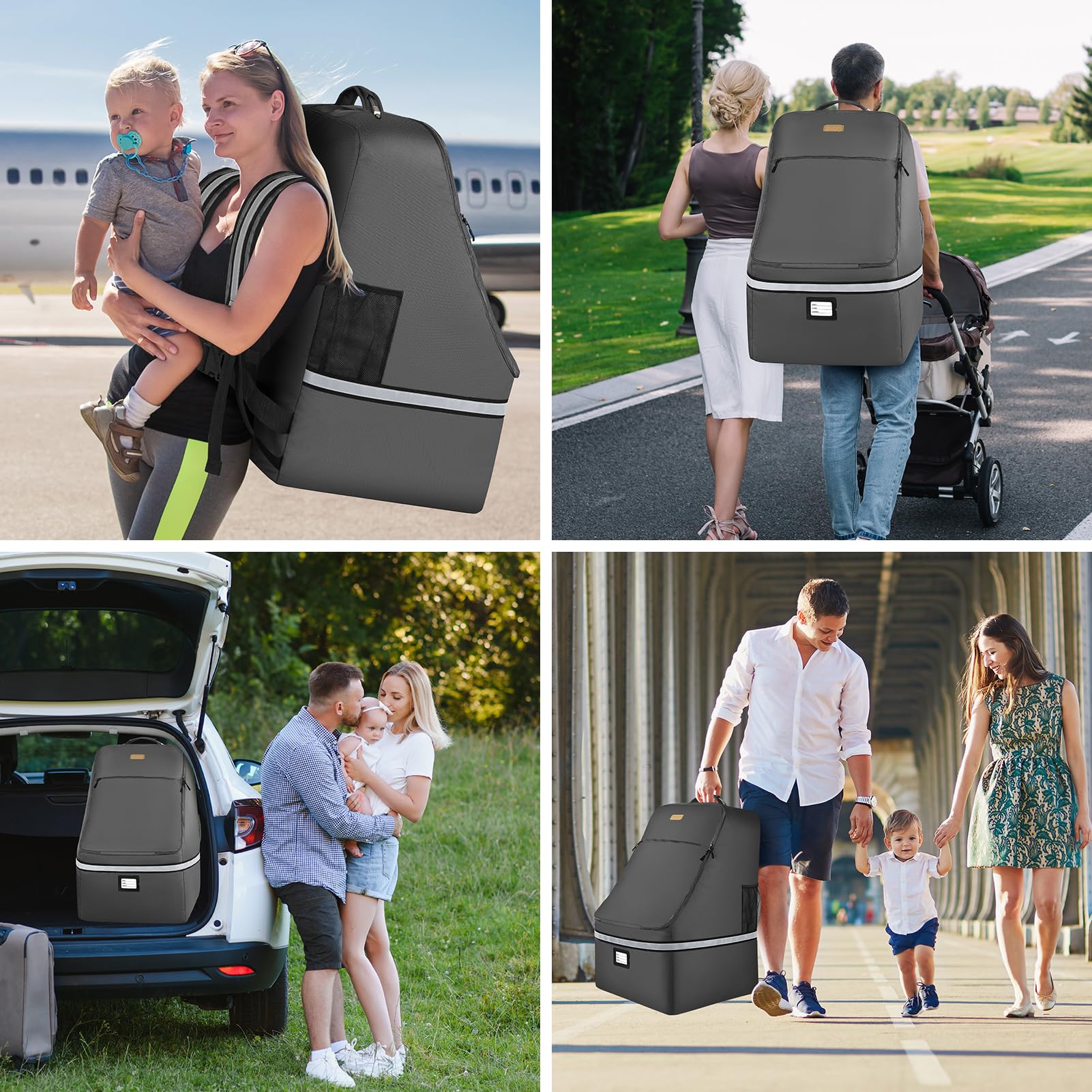 SINVICKO car seat bag made from heavy-duty fabric for durability.