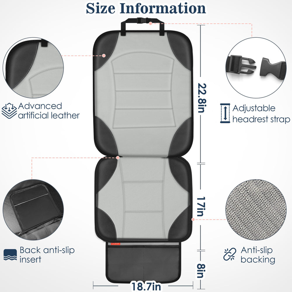 Anti-slip back insert keeps the protector in place during rides