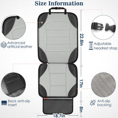 Anti-slip back insert keeps the protector in place during rides