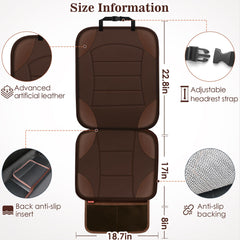 Sinvitron brown mesh pockets provide convenient storage for toys and wipes.