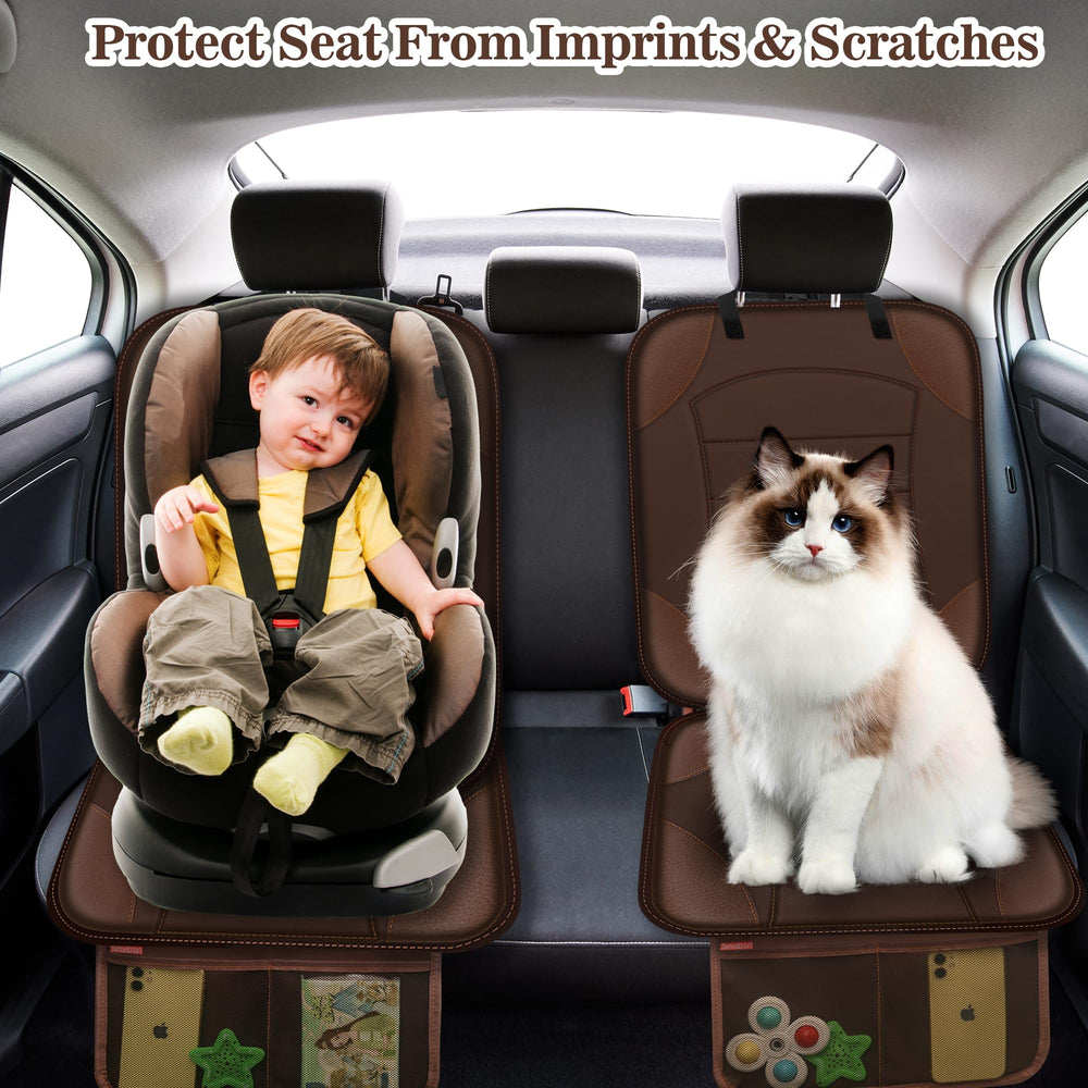 Sinvitron brown waterproof 600D Oxford fabric highlights durability and easy cleaning.