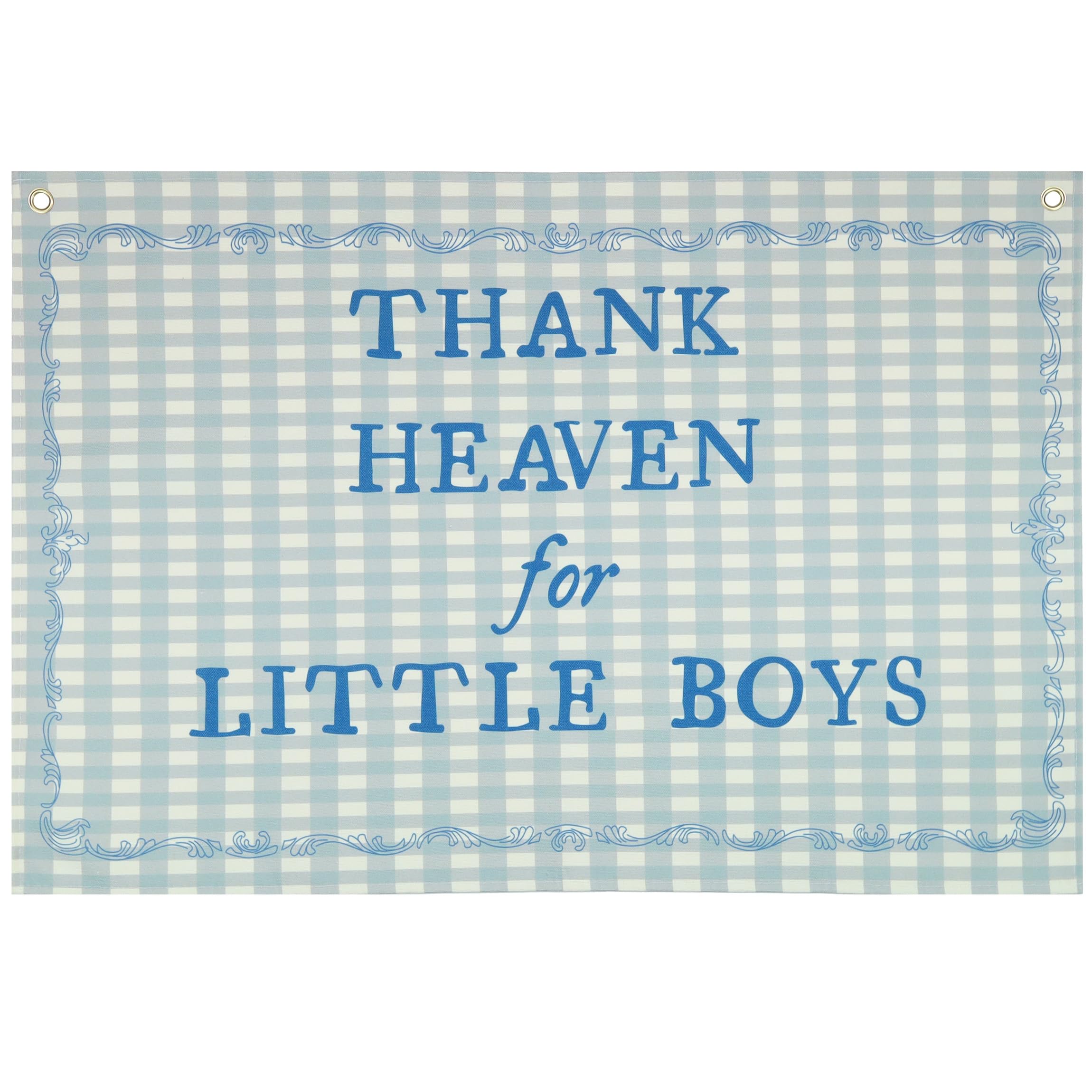 Sioial 28.5 by 20 inches banner enhances playrooms.