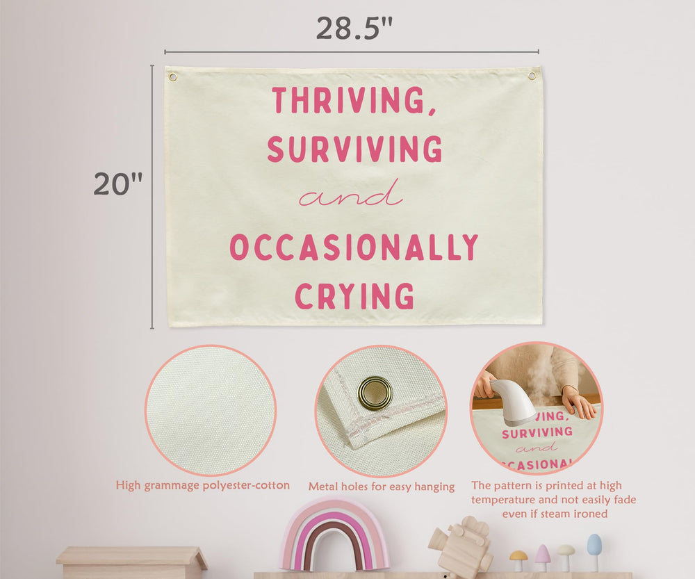 Sioial baby shower gift banner offers a warm decorative touch.